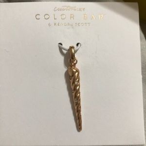 Kendra Scott Unicorn horn charm in rose gold!